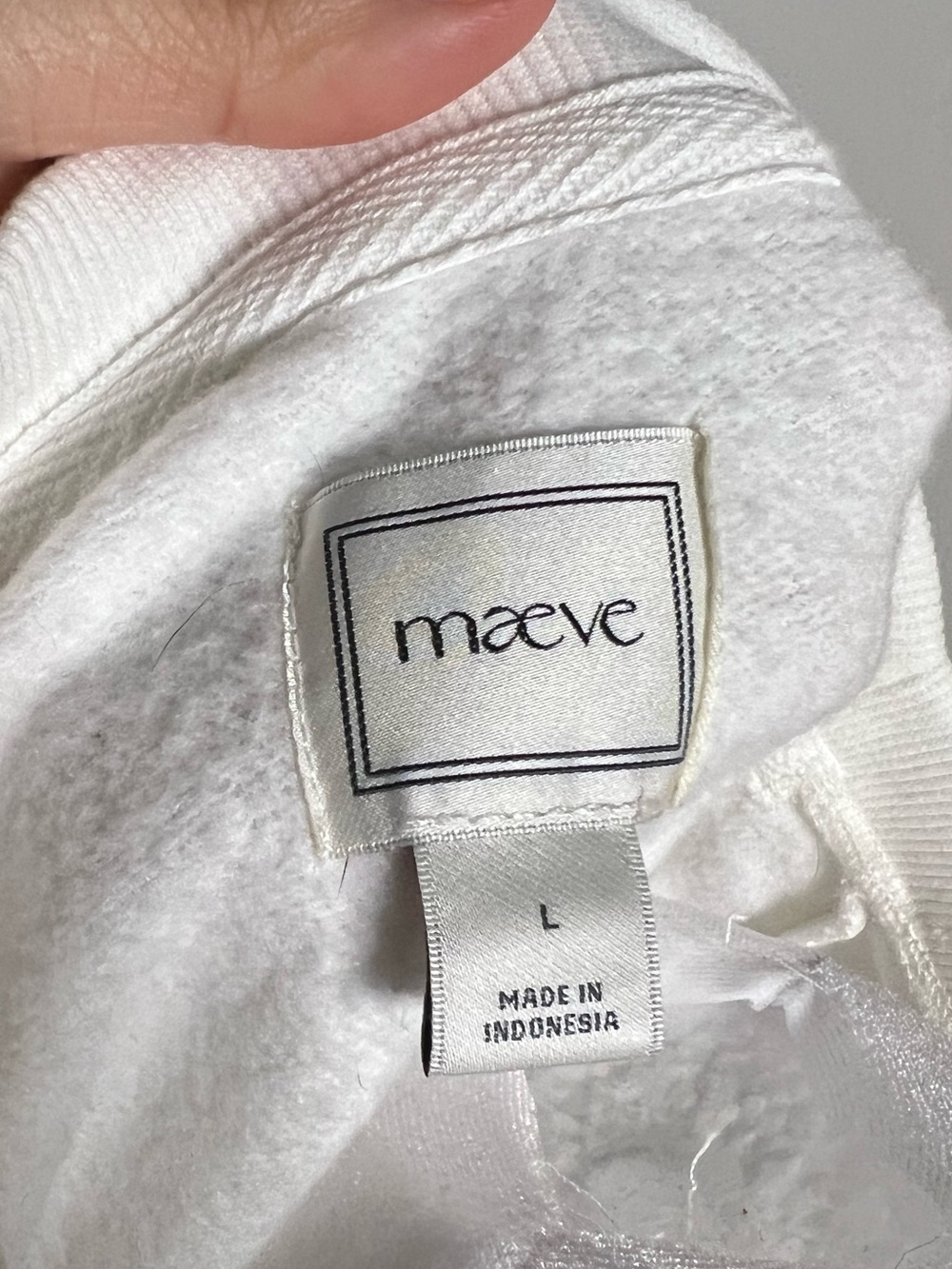Maeve Short Sleeve Smocked Ruffle Short Sleeve Top Size Large - Picture 7 of 8